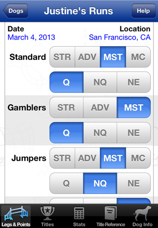 Agility Title Tracker (USDAA)